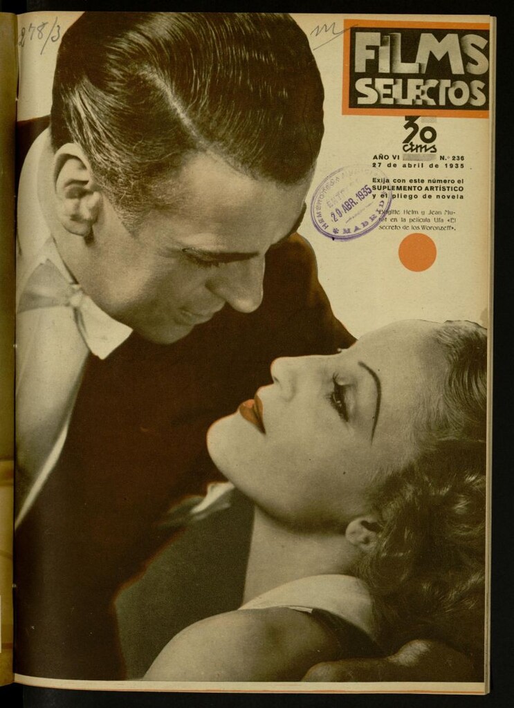 Miniatura de Films Selectos. 27 de abril de 1935, nº 236