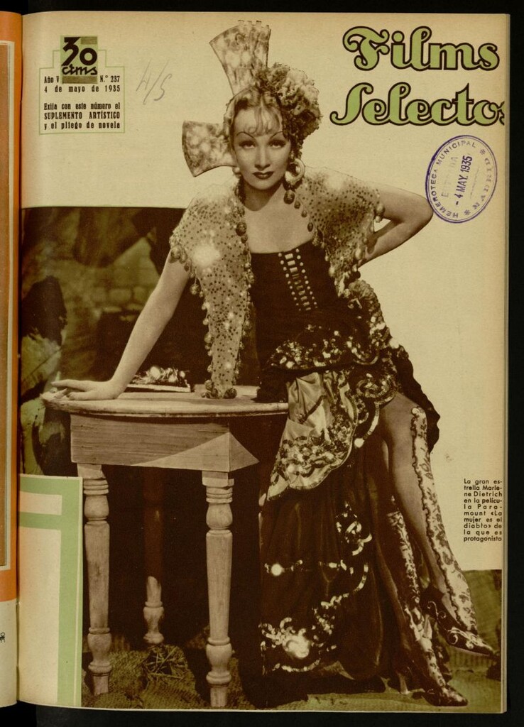 Miniatura de Films Selectos. 4 de mayo de 1935, nº 237
