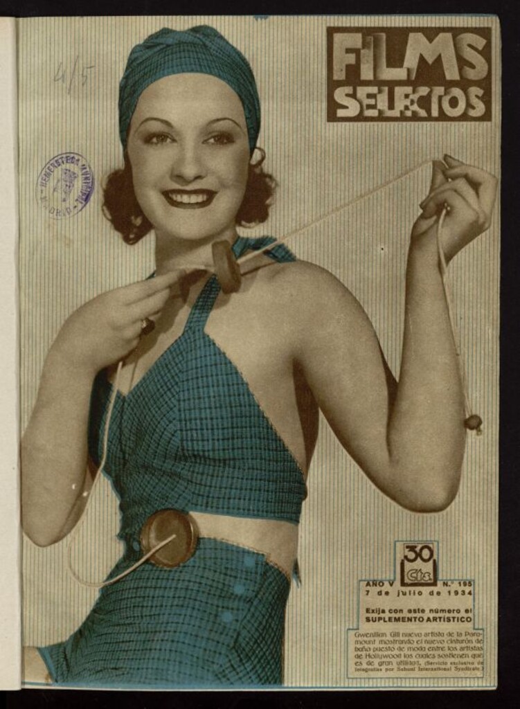 Miniatura de Films Selectos. 7 de julio de 1934, nº 195