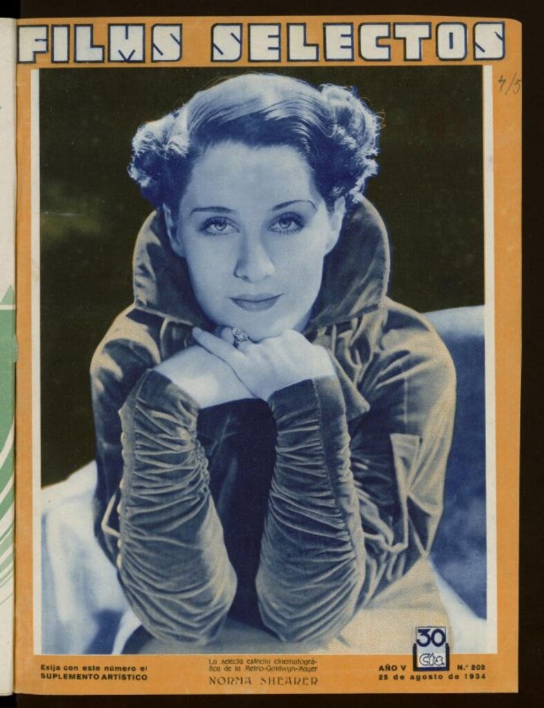 Miniatura de Films Selectos. 25 de agosto de 1934. nº 202