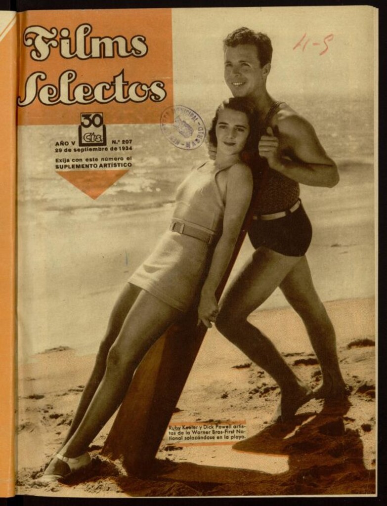 Miniatura de Films Selectos. 29 de septiembre de 1934. nº 207