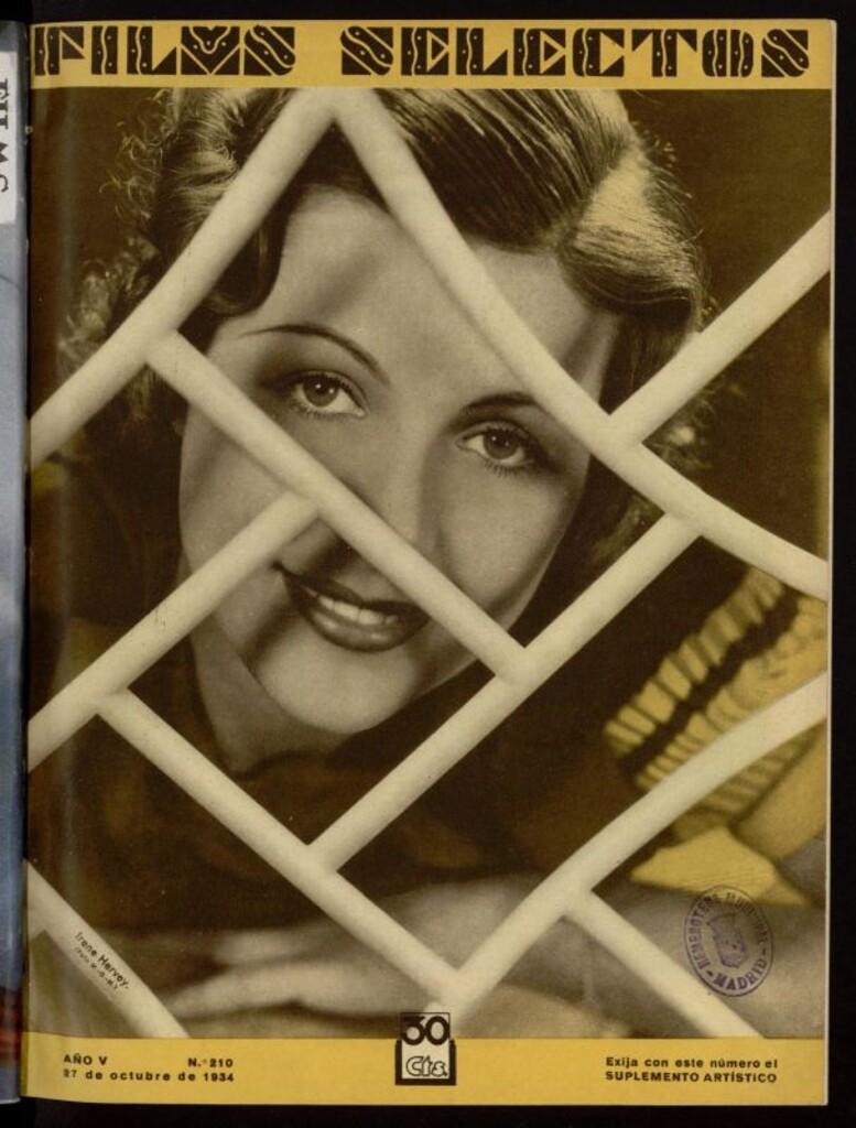 Miniatura de Films Selectos. 27 de octubre de 1934. nº 210