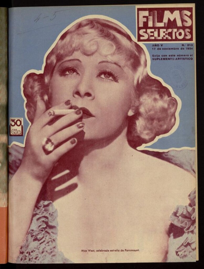 Miniatura de Films Selectos. 17 de noviembre de 1934. nº 213