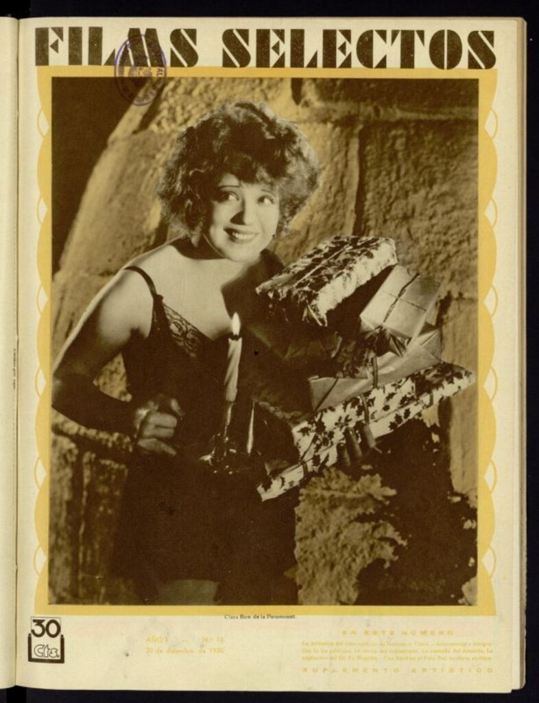 Miniatura de Films Selectos. 20 de diciembre de 1930, nº 10