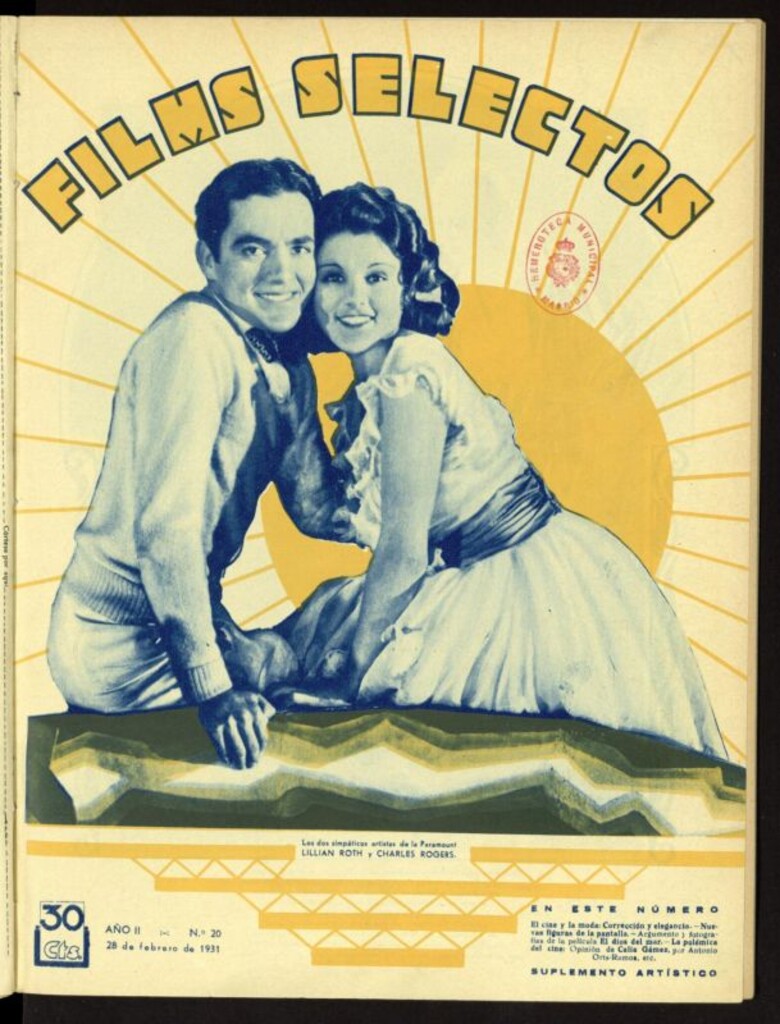 Miniatura de Films Selectos. 28 de febrero de 1931, nº 20