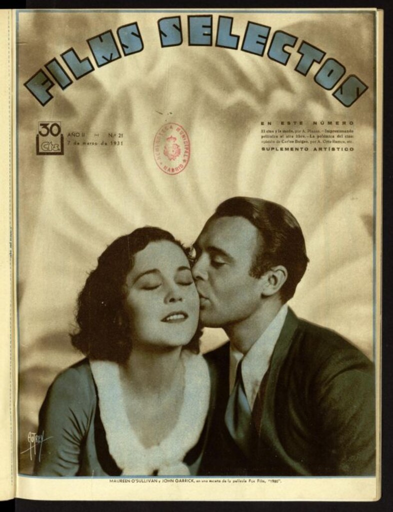 Miniatura de Films Selectos. 7 de marzo de 1931, nº 21