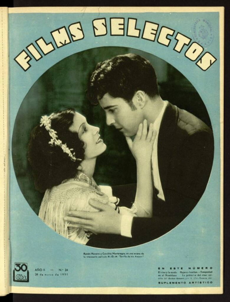 Miniatura de Films Selectos. 28 de marzo de 1931, nº 24
