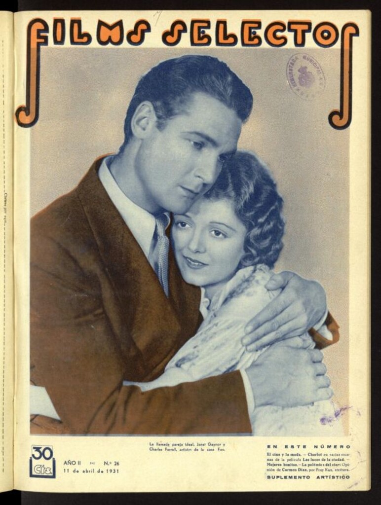 Miniatura de Films Selectos. 11 de abril de 1931, nº 26