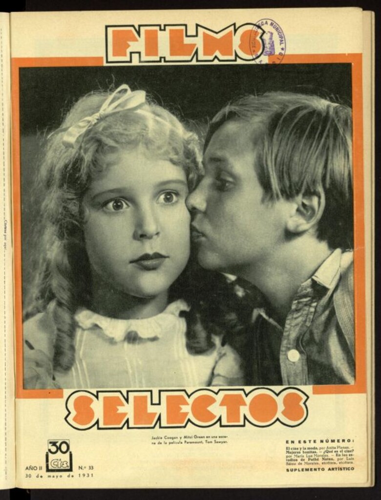 Miniatura de Films Selectos. 30 de mayo de 1931, nº 33