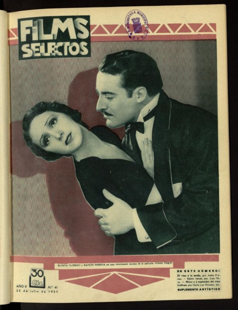 Miniatura de Films Selectos. 25 de julio de 1931, nº 41