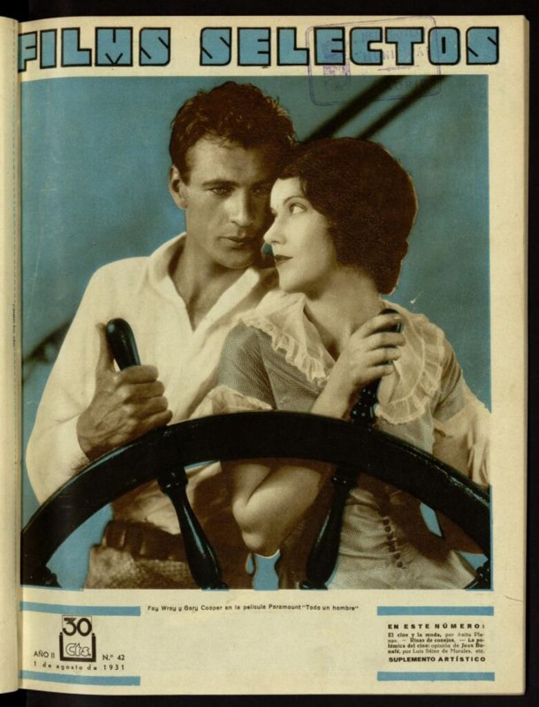 Miniatura de Films Selectos. 1 de agosto de 1931, nº 42