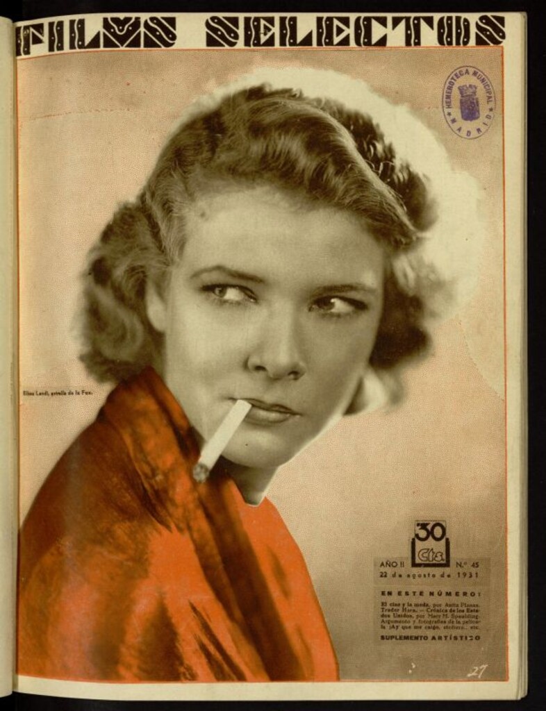 Miniatura de Films Selectos. 22 de agosto de 1931, nº 45