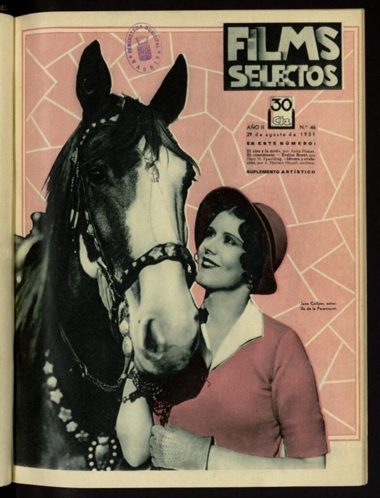Miniatura de Films Selectos. 29 de agosto de 1931, nº 46