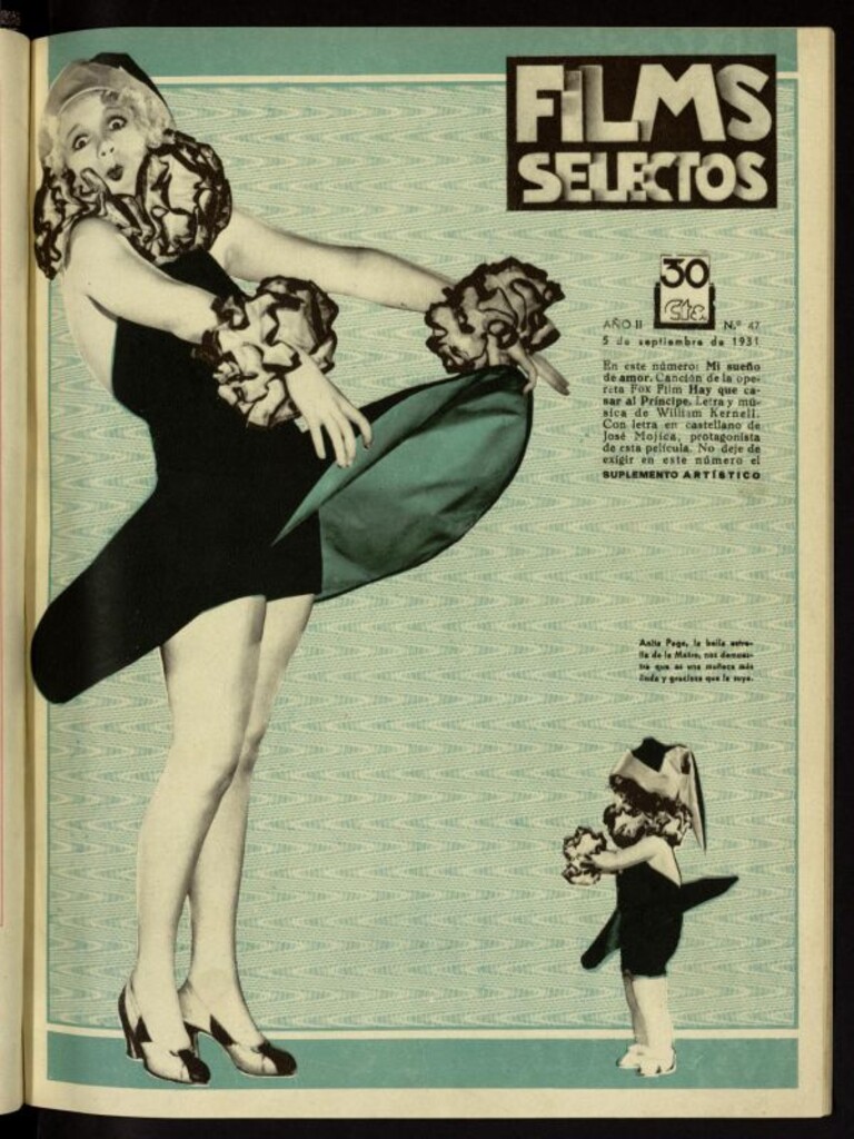 Miniatura de Films Selectos. 5 de septiembre de 1931, nº 47