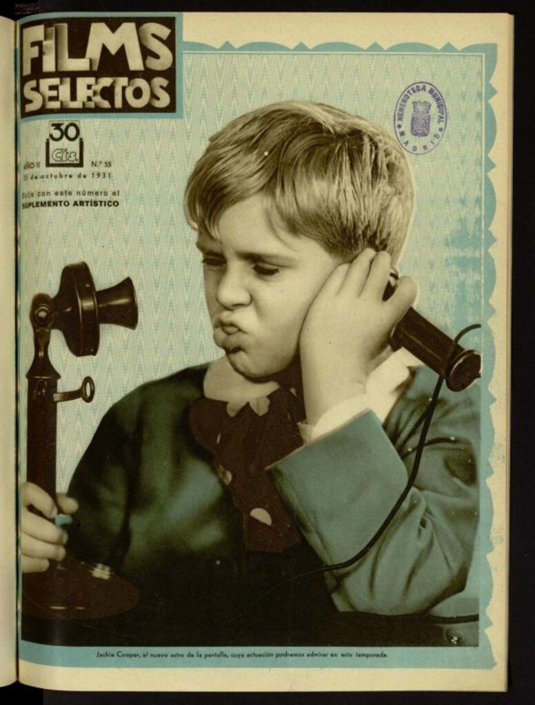 Miniatura de Films Selectos. 31 de octubre de 1931, nº 55