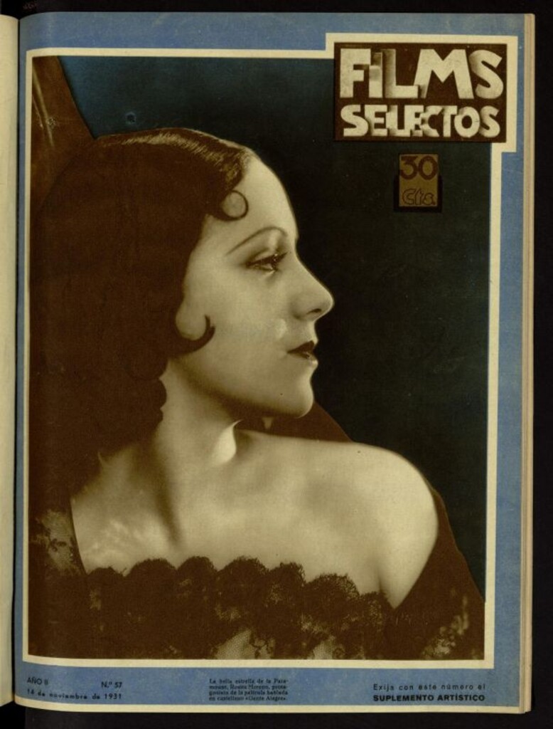 Miniatura de Films Selectos. 14 de noviembre de 1931, nº 57