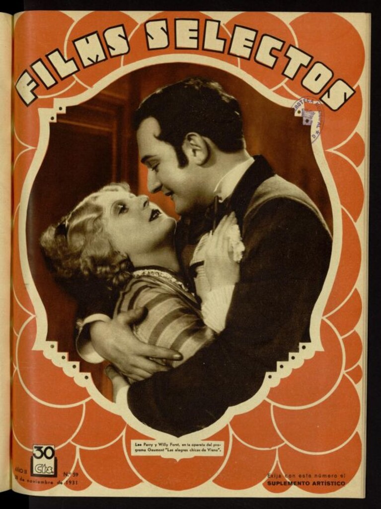 Miniatura de Films Selectos. 28 de noviembre de 1931, nº 59