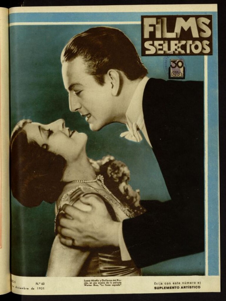 Miniatura de Films Selectos. 5 de diciembre de 1931, nº 60