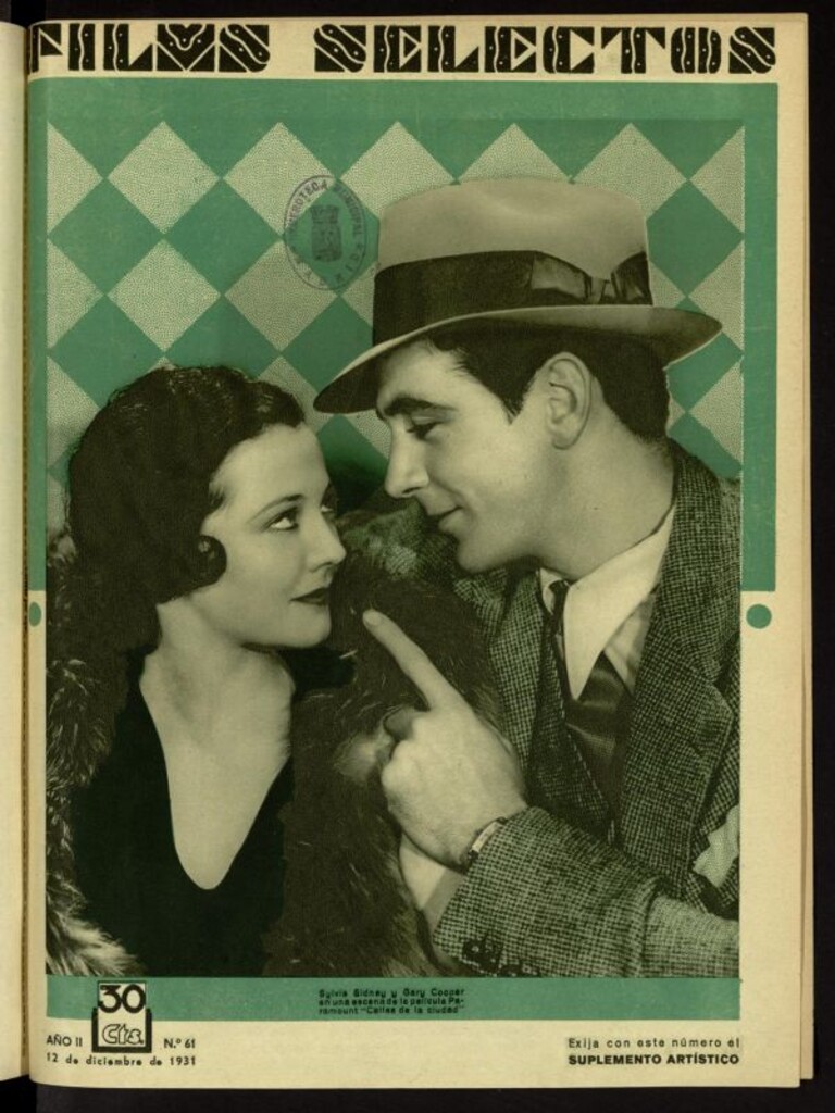 Miniatura de Films Selectos. 12 de diciembre de 1931, nº 61