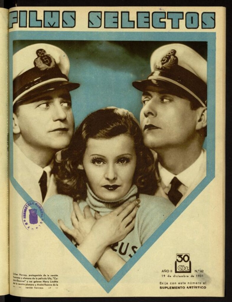 Miniatura de Films Selectos. 19 de diciembre de 1931, nº 62