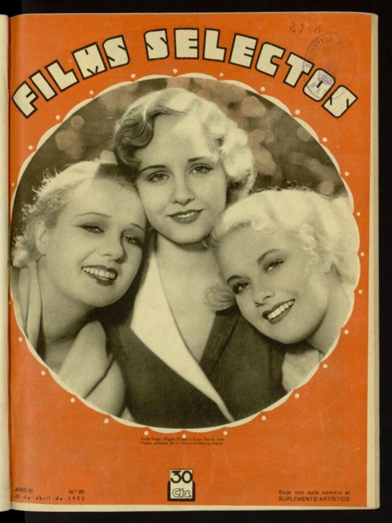 Miniatura de Films Selectos. 23 de abril de 1932, nº 80