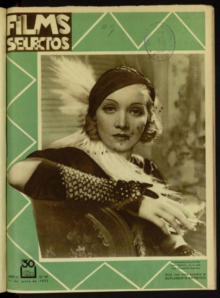 Miniatura de Films Selectos. 11 de junio de 1932, nº 87