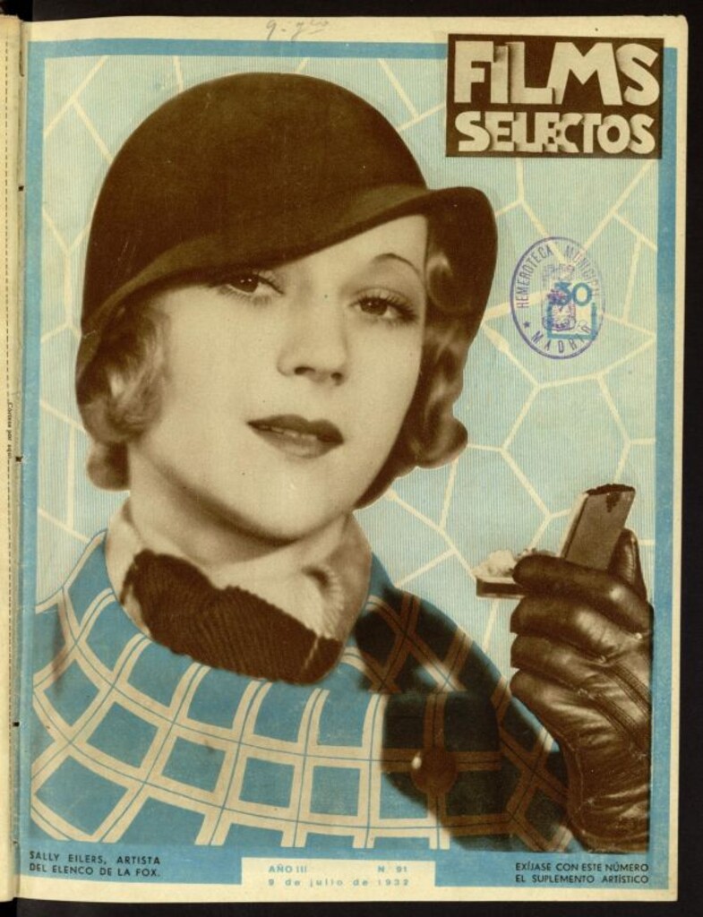 Miniatura de Films Selectos. 9 de julio de 1932, nº 91