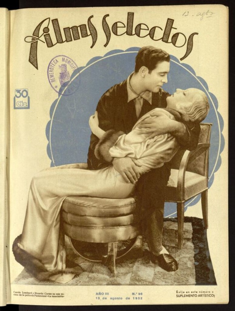 Miniatura de Films Selectos. 13 de agosto de 1932, nº 96