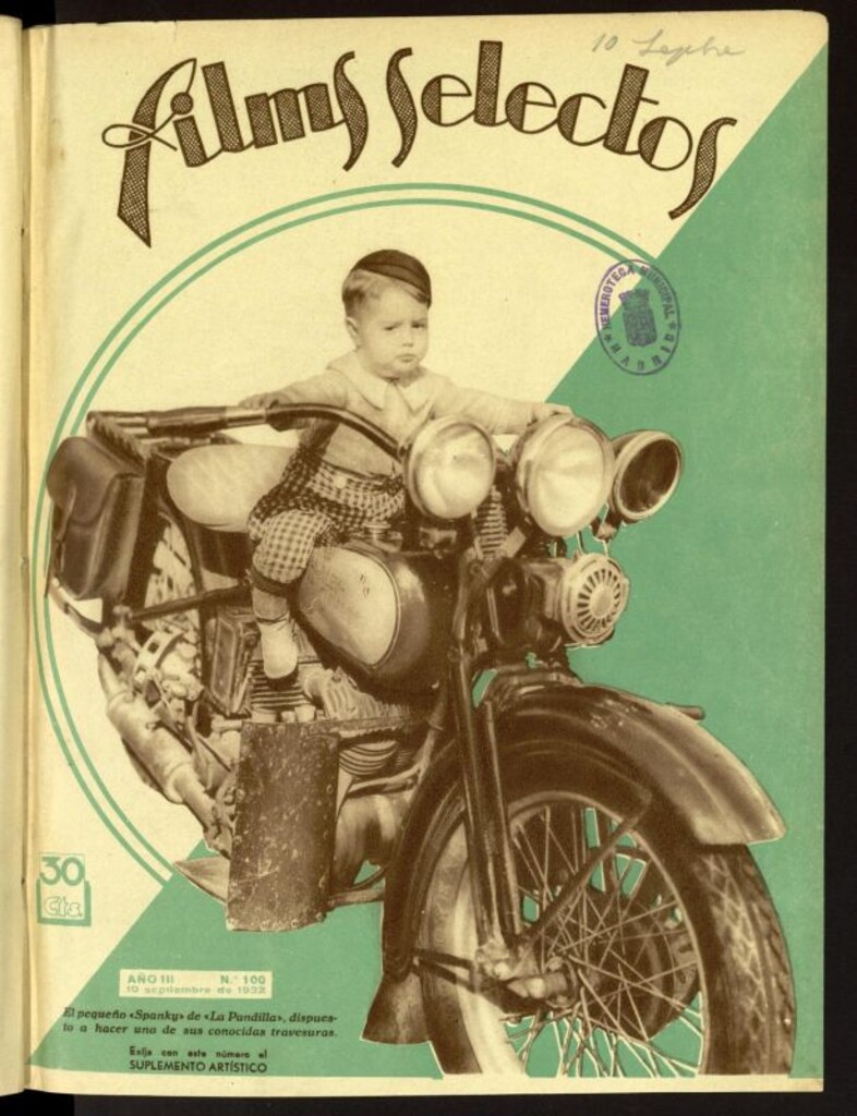 Miniatura de Films Selectos. 10 de septiembre de 1932, nº 100