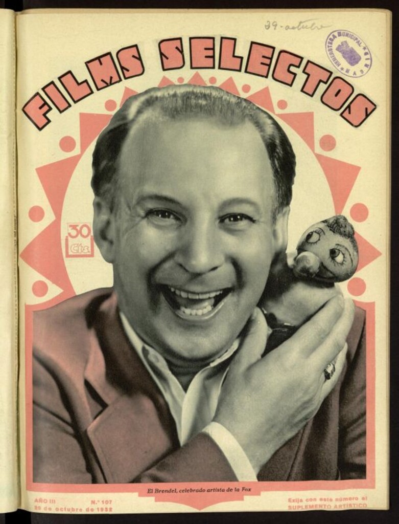 Miniatura de Films Selectos. 29 de octubre de 1932, nº 107