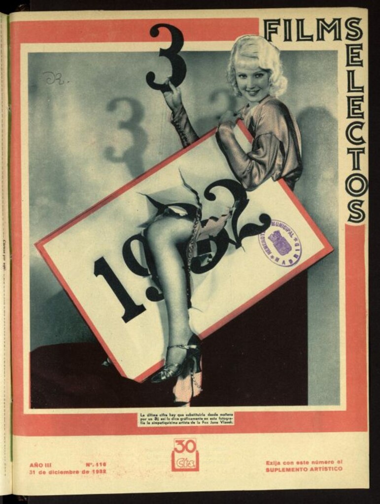Miniatura de Films Selectos. 31 de diciembre de 1932, nº 116