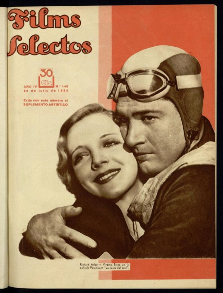 Miniatura de Films Selectos. 22 de julio de 1933, nº 145
