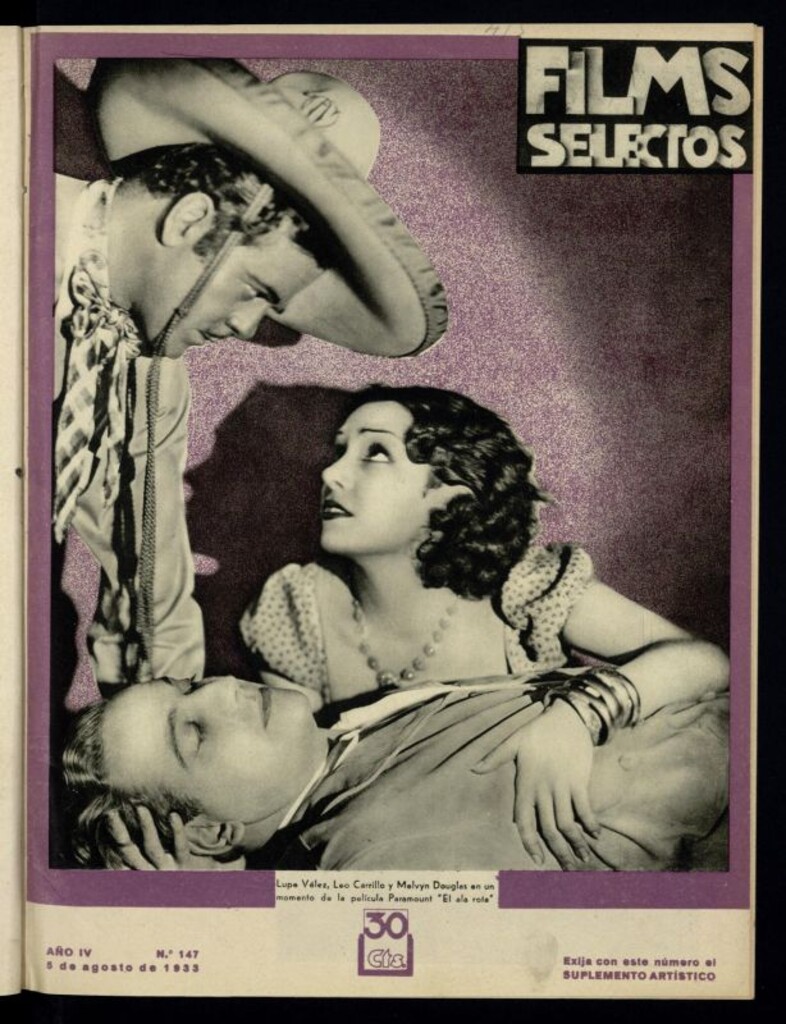 Miniatura de Films Selectos. 5 de agosto de 1933, nº 147