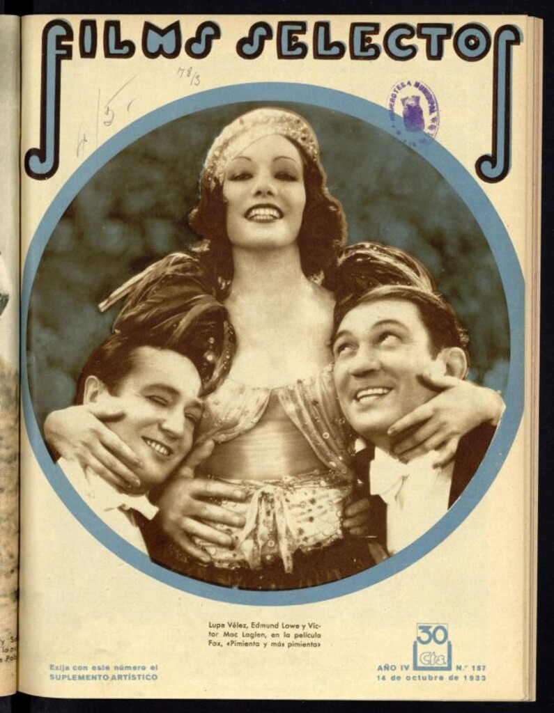 Miniatura de Films Selectos. 14 de octubre de 1933, nº 157