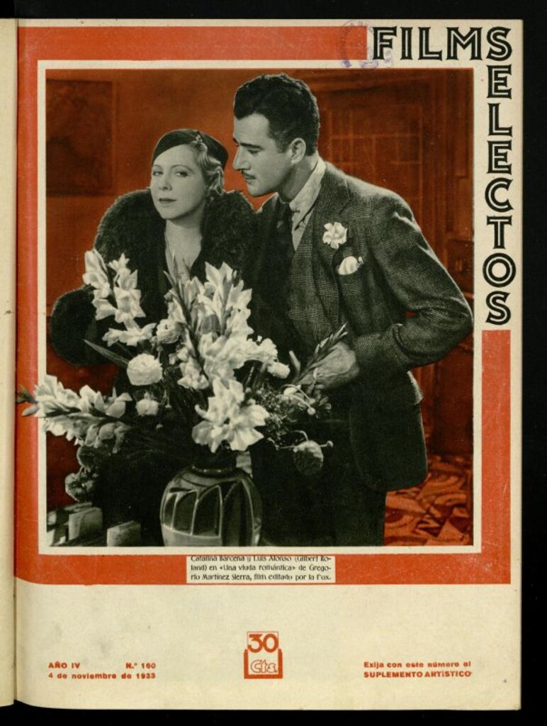 Miniatura de Films Selectos. 4 de noviembre de 1933, nº 160