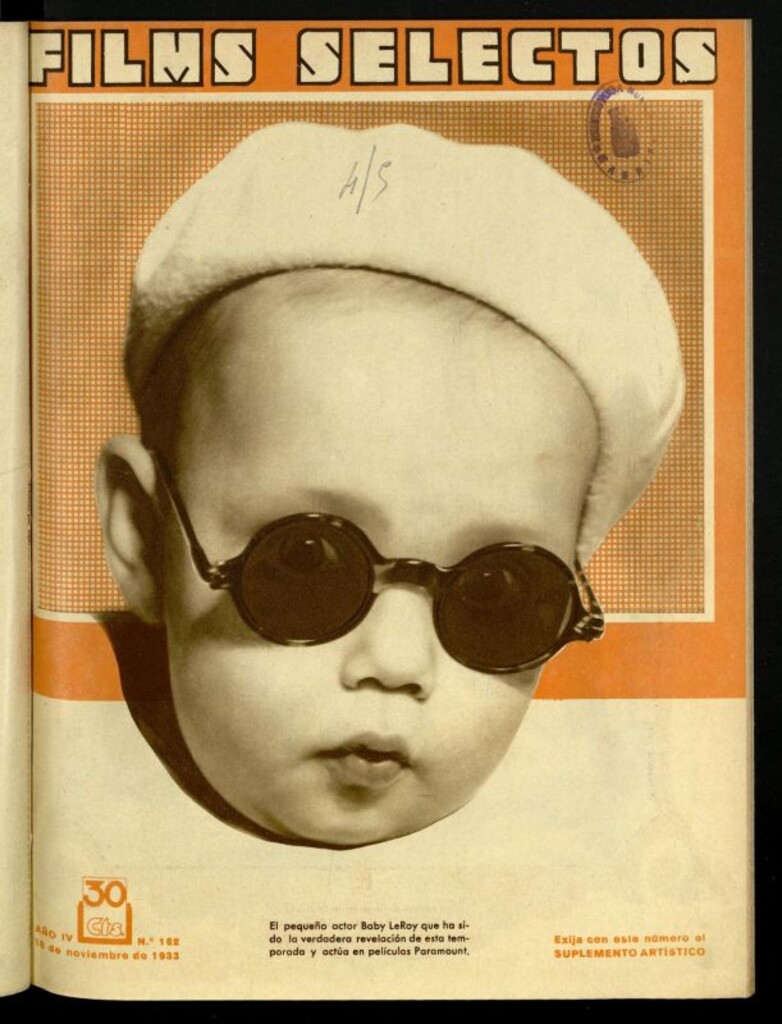 Miniatura de Films Selectos. 18 de noviembre de 1933, nº 162