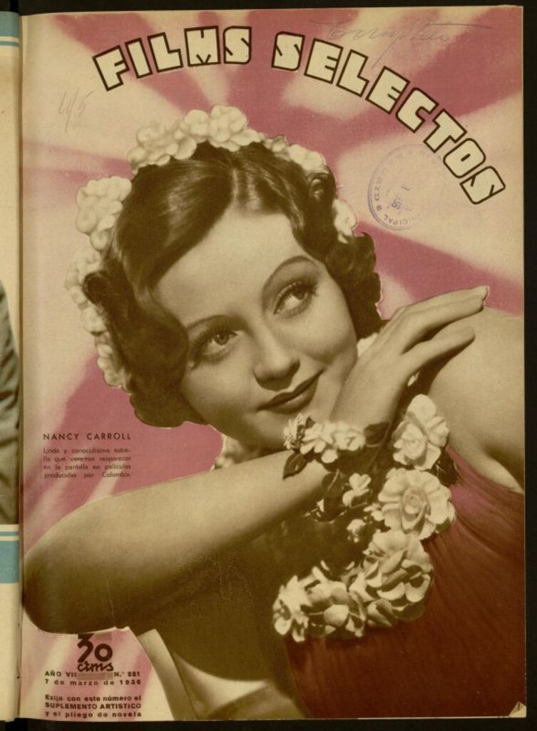 Miniatura de Films Selectos. 7 de marzo de 1936, nº 281