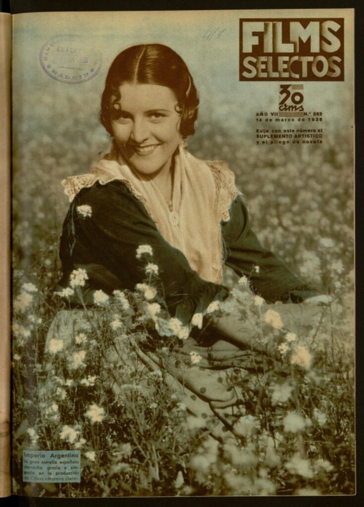 Miniatura de Films Selectos. 14 de marzo de 1936, nº 282