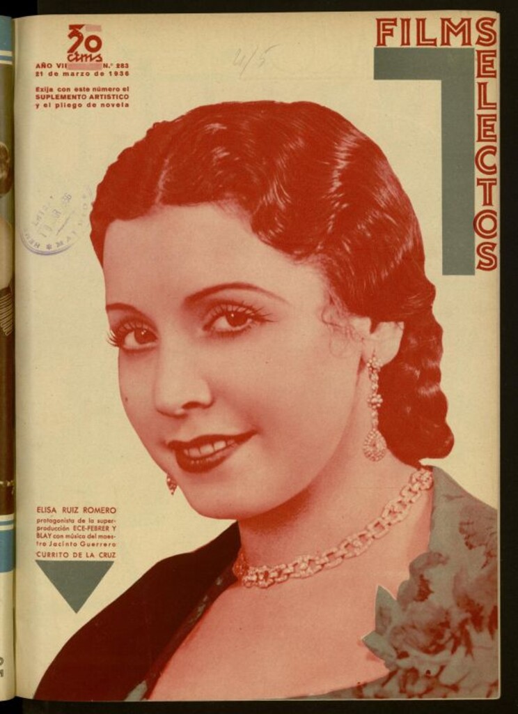 Miniatura de Films Selectos. 21 de marzo de 1936, nº 283