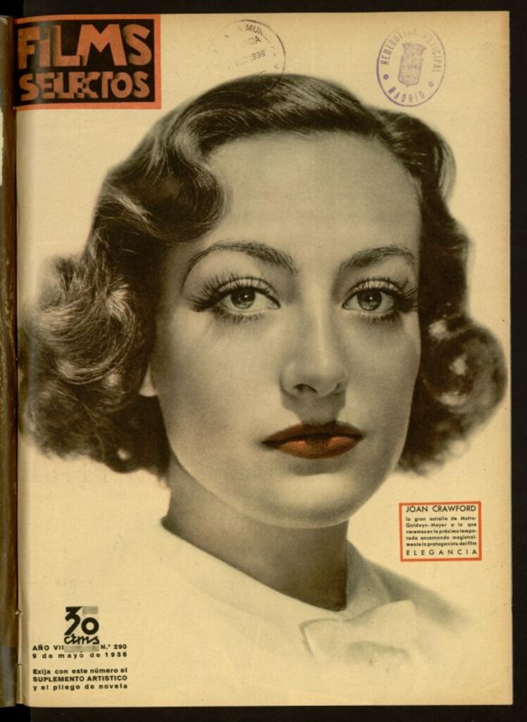 Miniatura de Films Selectos. 9 de mayo de 1936, nº 290