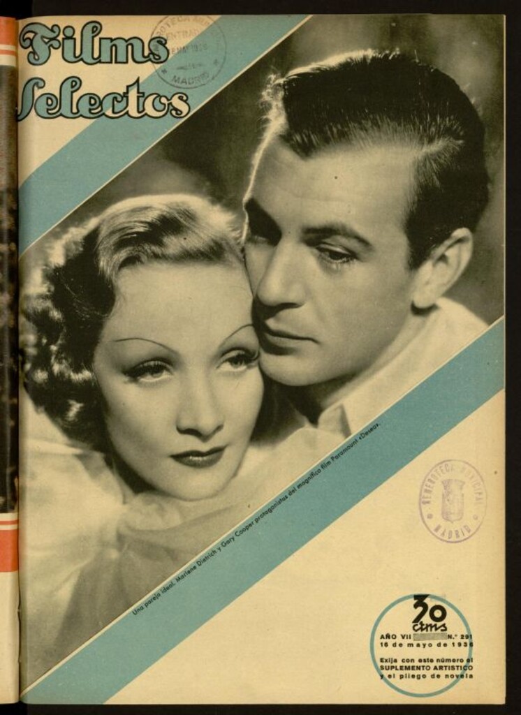 Miniatura de Films Selectos. 16 de mayo de 1936, nº 291