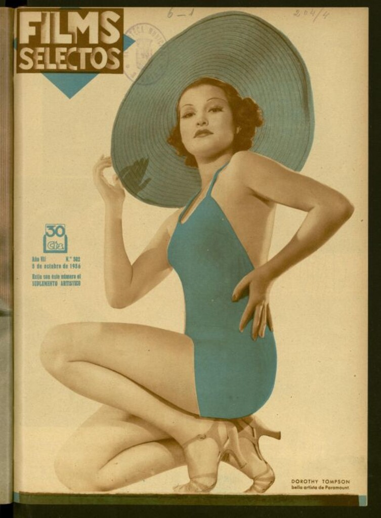 Miniatura de Films Selectos. 3 de octubre de 1936, nº 302