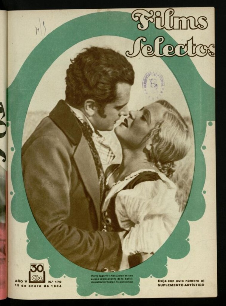 Miniatura de Films Selectos. 13 de enero de 1934, nº 170