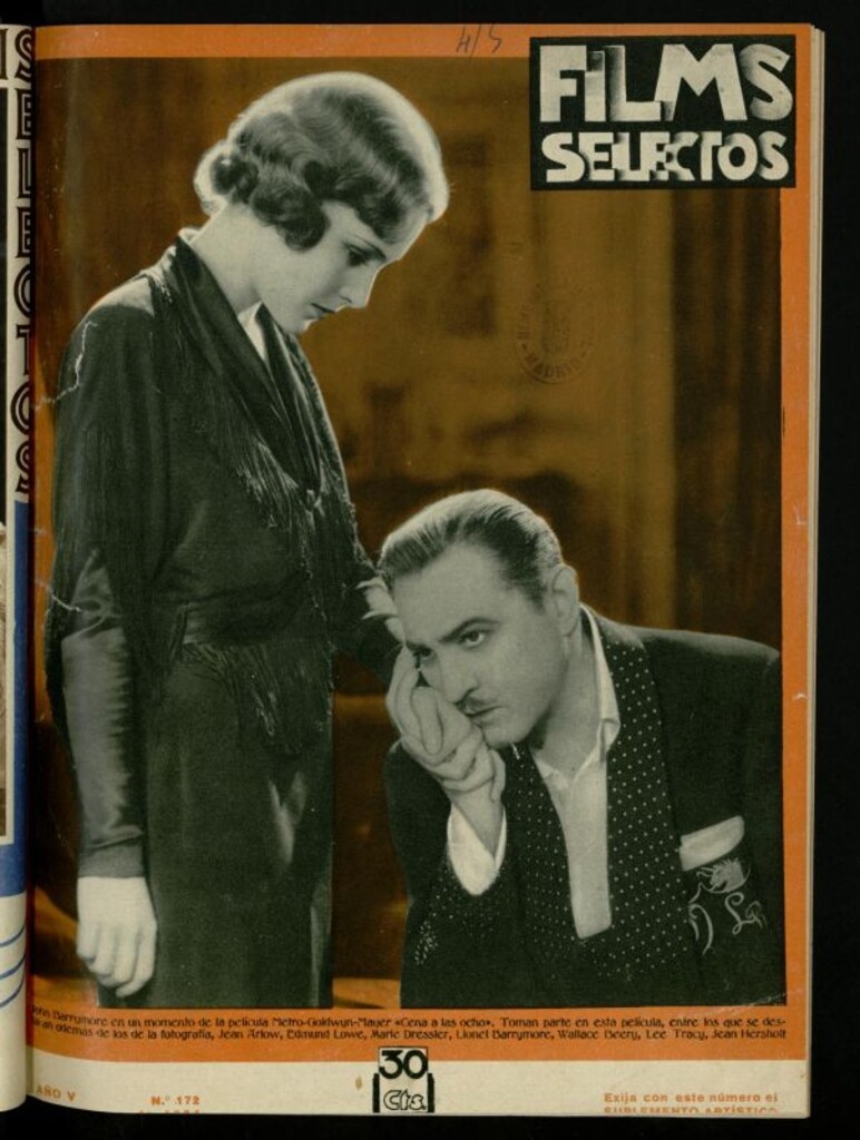 Miniatura de Films Selectos. 27 de enero de 1934, nº 172