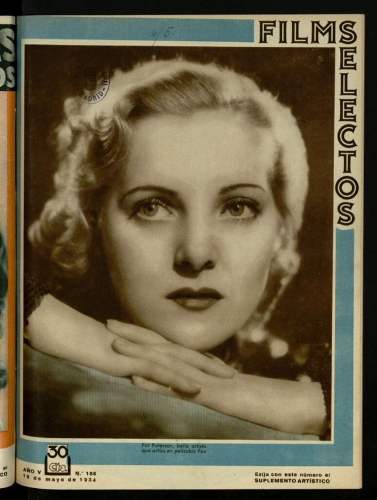 Miniatura de Films Selectos. 19 de mayo de 1934, nº 188