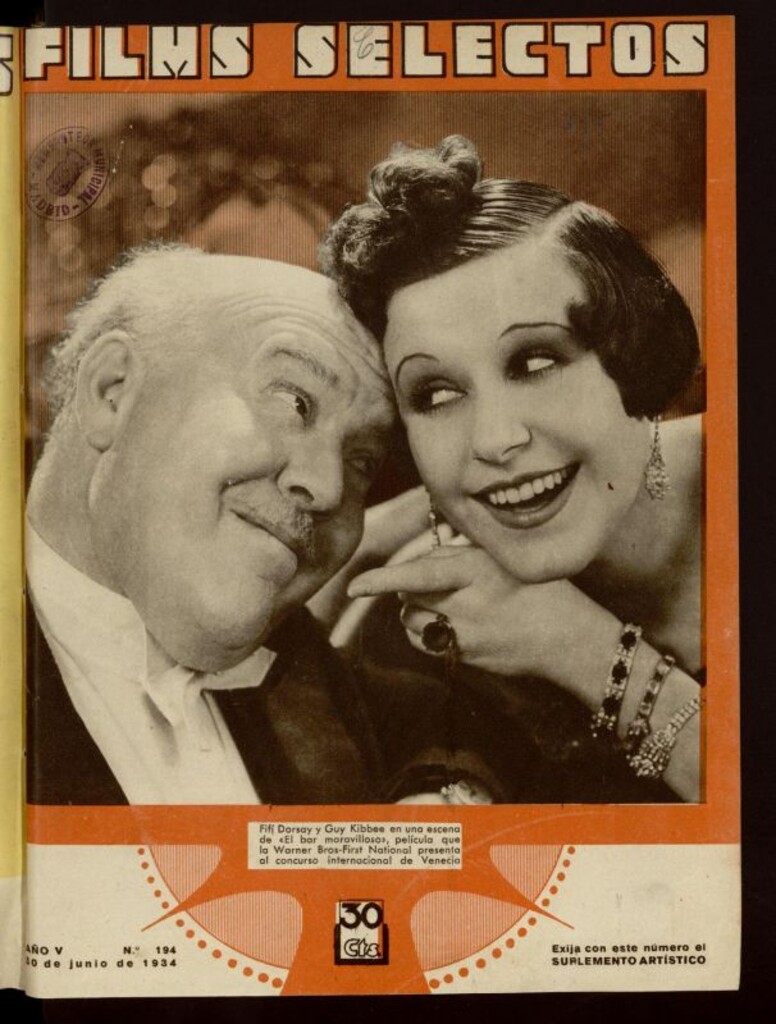 Miniatura de Films Selectos. 30 de junio de 1934, nº 194