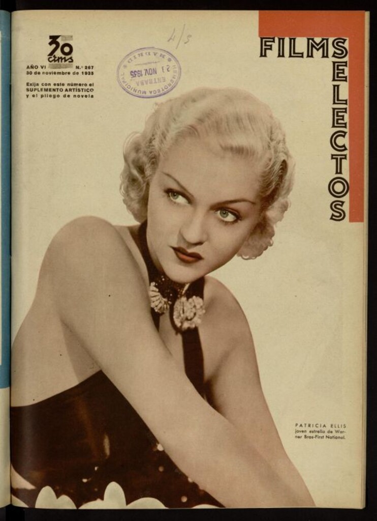 Miniatura de Films Selectos. 30 de noviembre de 1935, nº 267