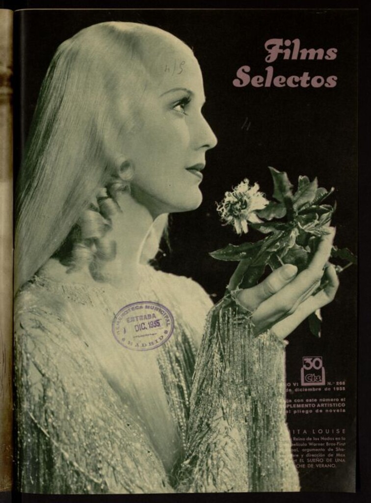 Miniatura de Films Selectos. 7 de diciembre de 1935, nº 268