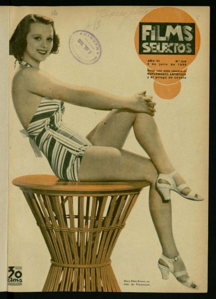 Miniatura de Films Selectos. 6 de julio de 1935, nº 246
