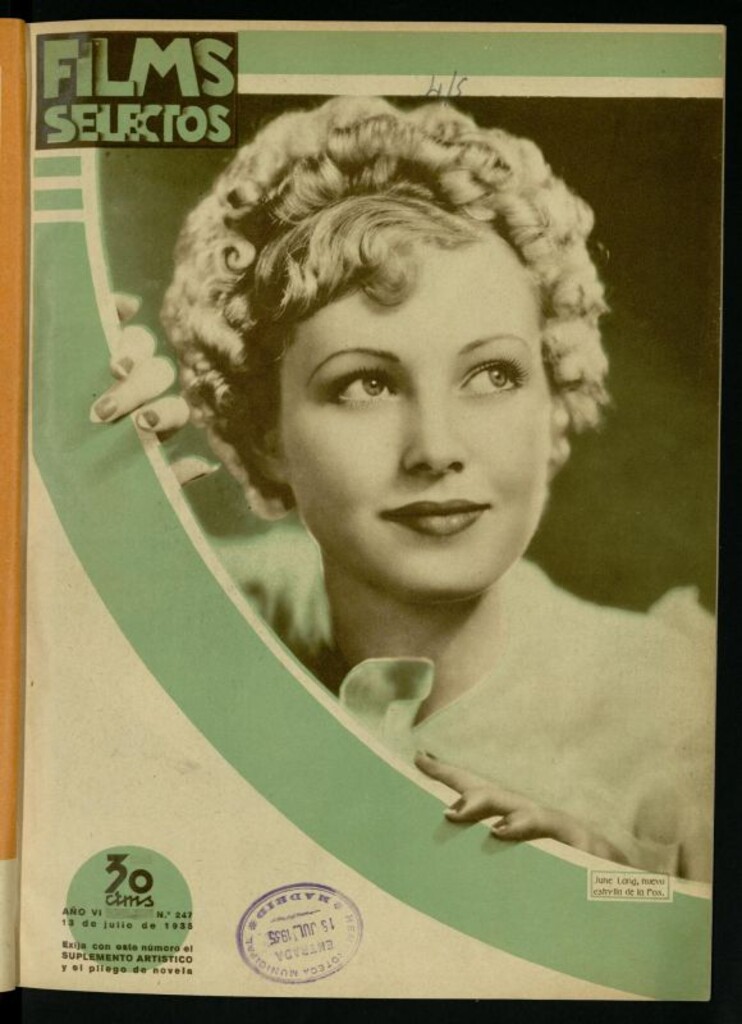 Miniatura de Films Selectos. 13 de julio de 1935, nº 247